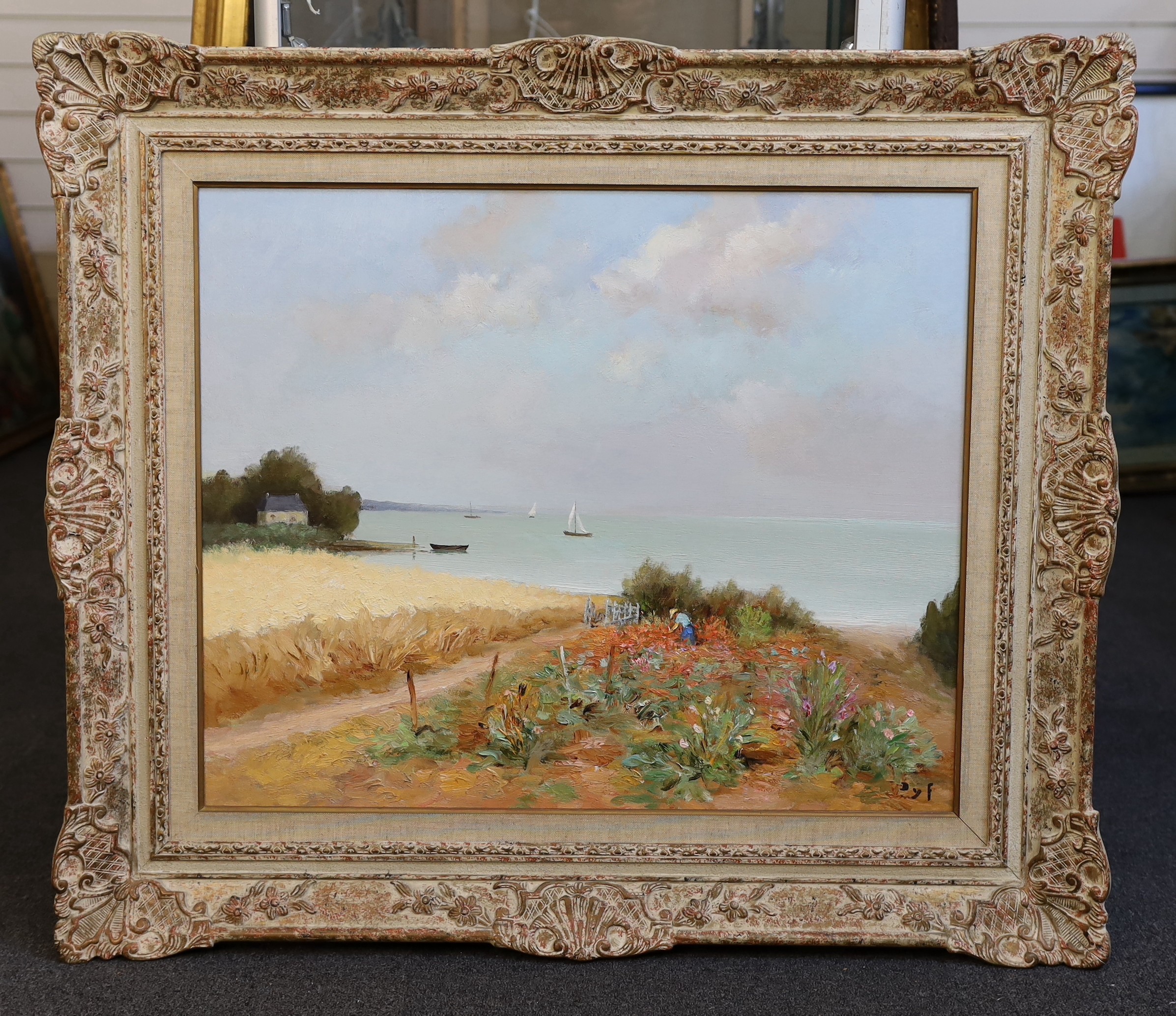 Marcel Dyf (French, 1899-1985), 'Le Potager au Ruault', oil on canvas, 60 x 73cm